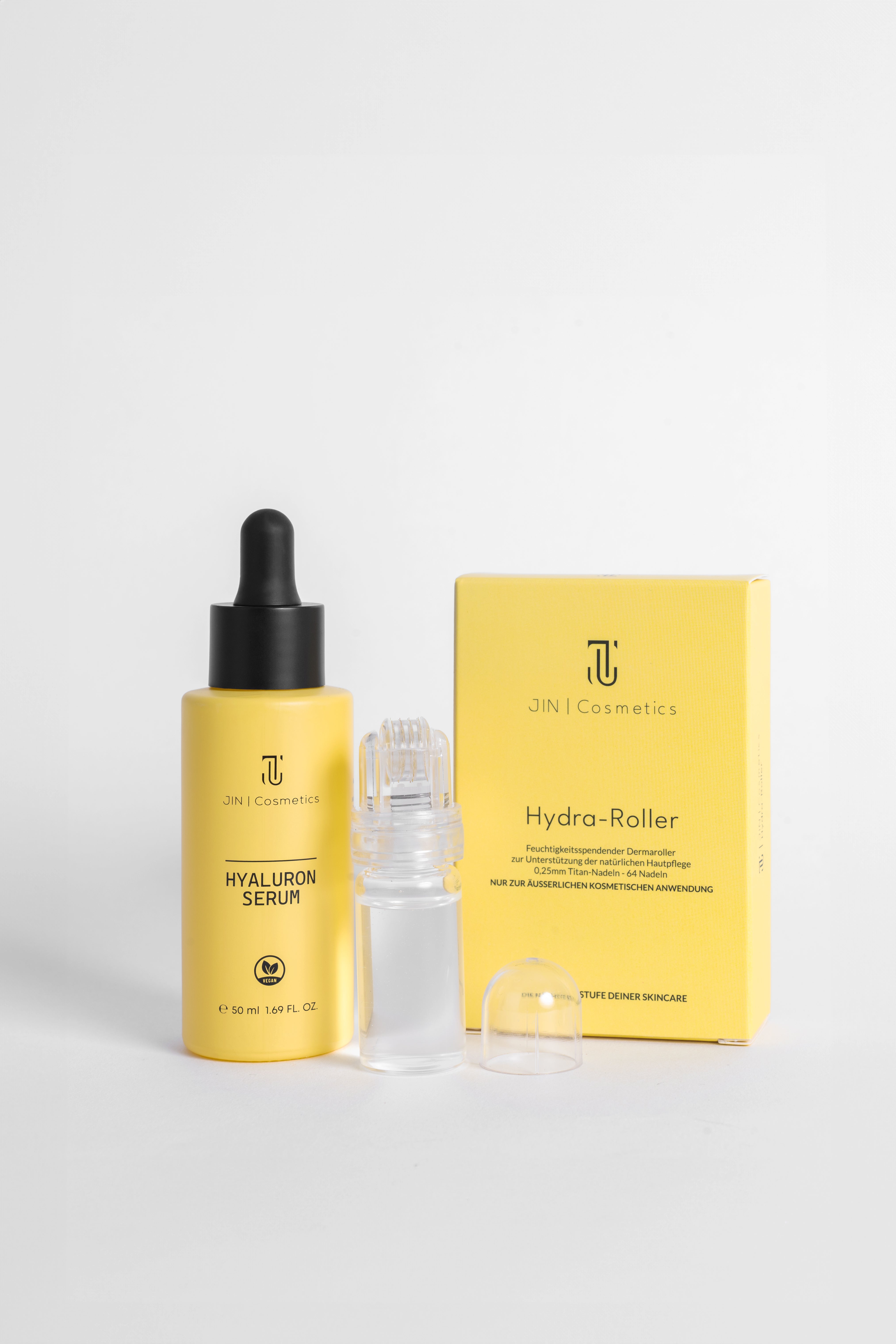 GlowDuo – Hyaluron-Serum & Hydra-Roller im Bundle